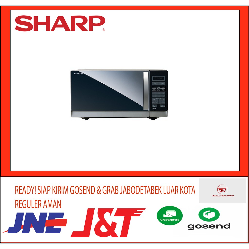 SHARP Microwave Oven R-728 (S)(K)-IN. Kapasitas 25 L. BARU BERGARANSI RESMI