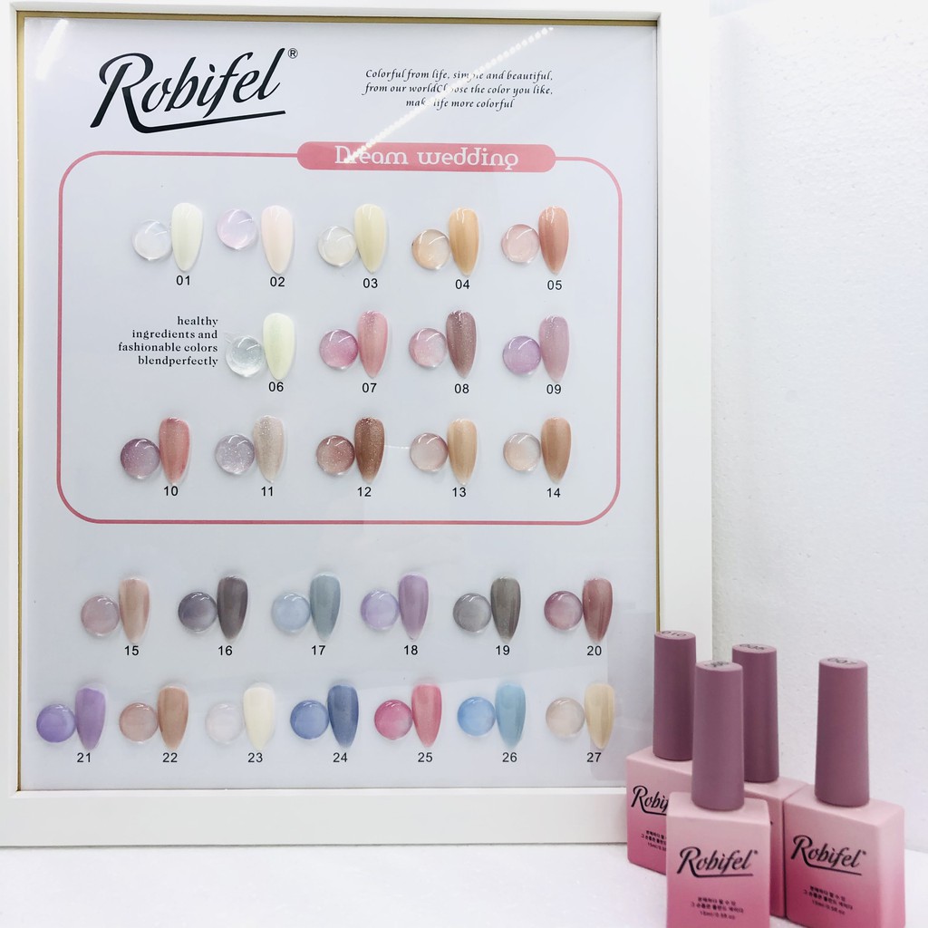Robifel Hight Gloss Gel Polish Soak off UV/LED 15ml