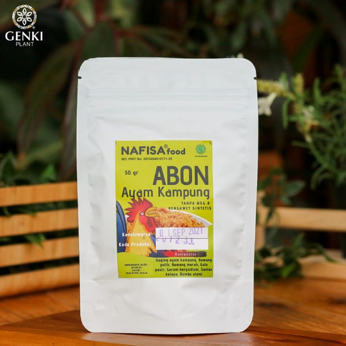 

ABON- NAFISA FOOD ABON AYAM KAMPUNG - 50 G -MAKANAN-KERING.