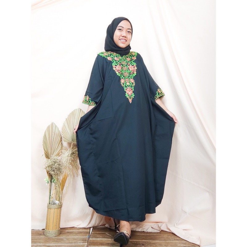 SB Collection Dress Maxi Kerina Longdress Kaftan Gamis Jumbo Casual Wanita