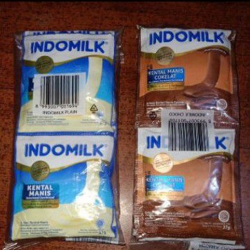 

susu kental manis sachet indomilk 6x37g