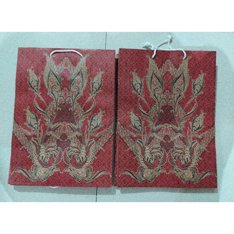 

paper bag batik ukuran folio