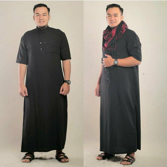 Gamis  pria lengan pendek