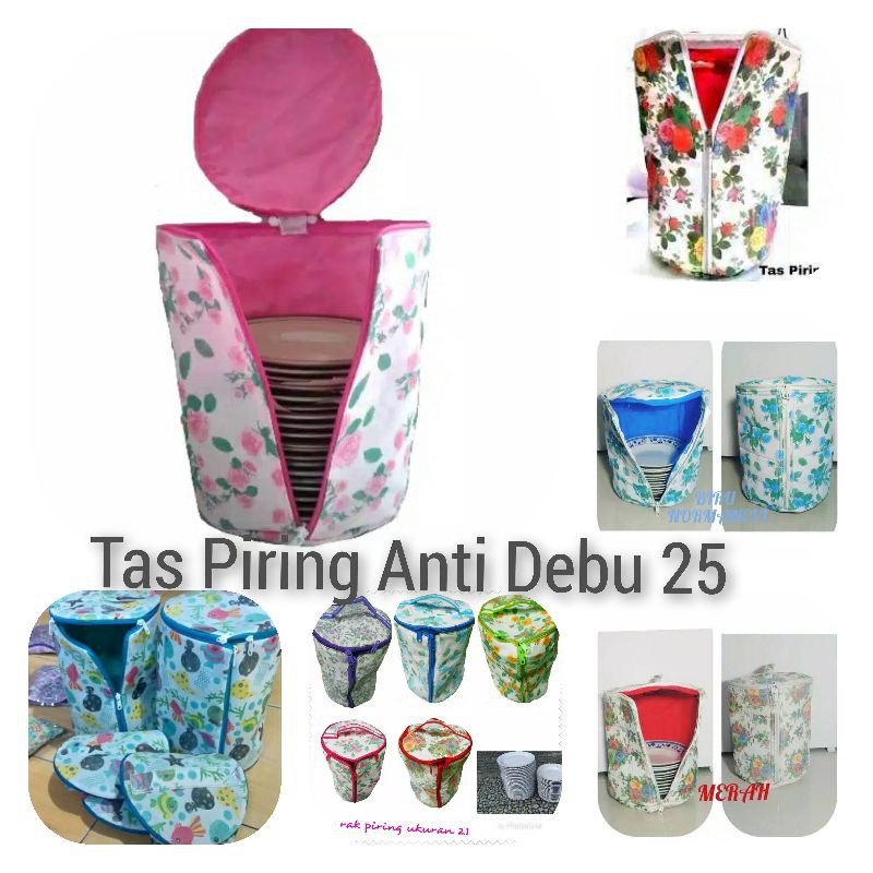 Tas Piring Sarung Piring Anti Debu 25