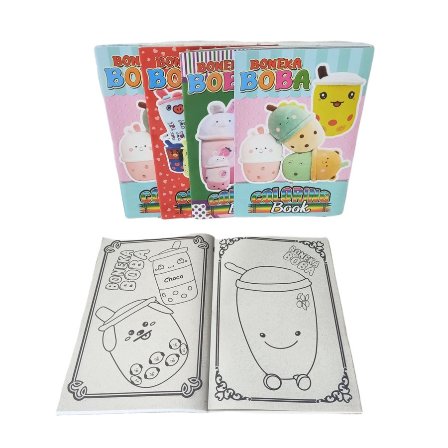 

BUKU Mewarnai COloring BOOK BOBA Edukasi