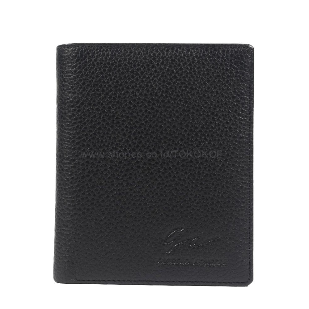 TOKOKOE - Dompet Kulit Pria Original Branded Giorgio Agnelli Milling H2 BLACK