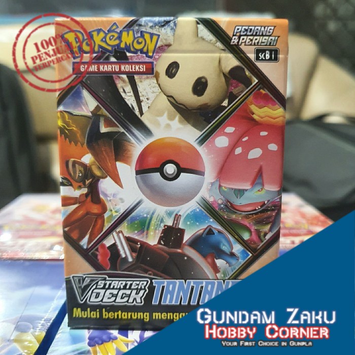 STARTER DECK PEDANG & PERISAI V TANTANGAN ScB POKEMON TCG INDONESIA