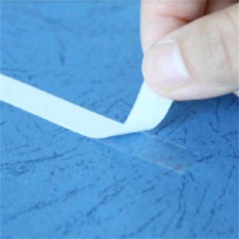 {LUCKID}2/10 rolls of White Double Sided Faced Strong Adhesive Tape for Office Supplies