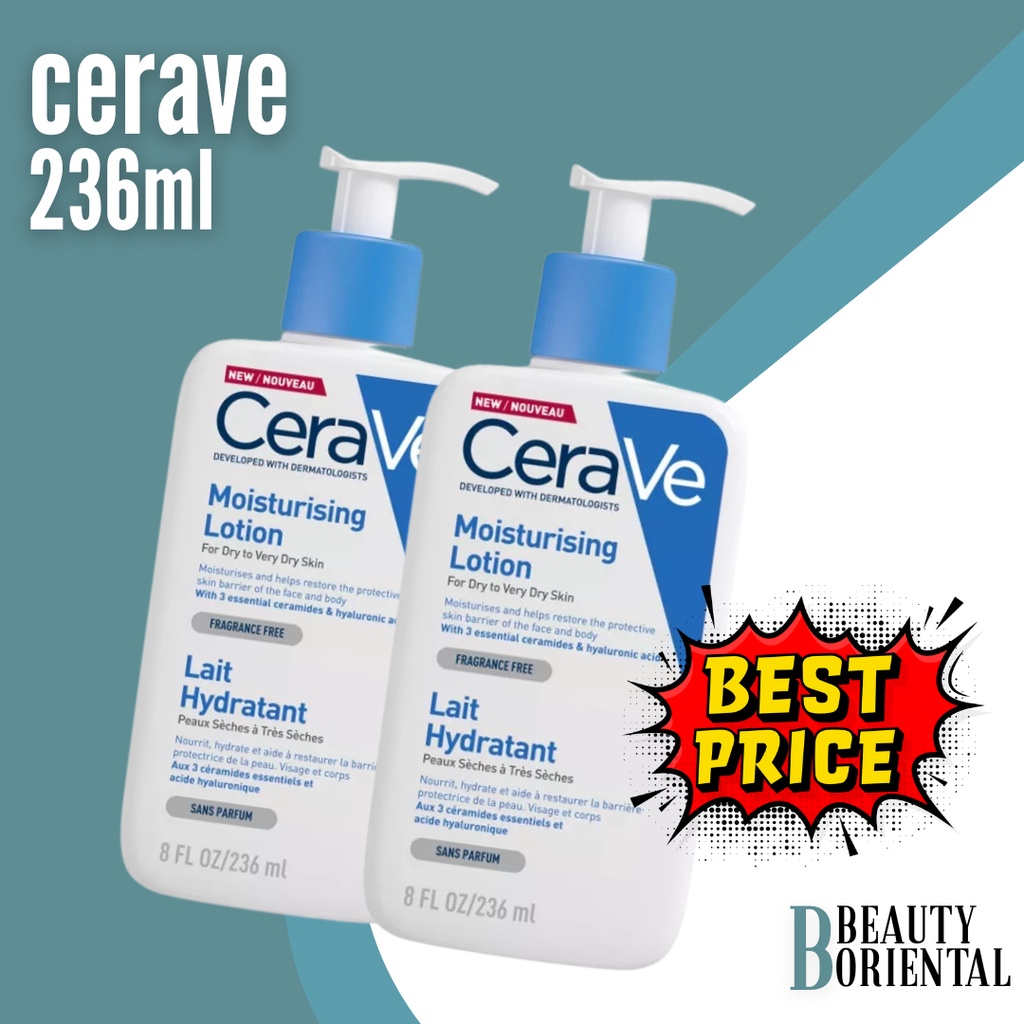 CeraVe Moisturising Lotion 236ml CeraVe Moisturizer CeraVe Daily Moisturizing Lotion CeraVe Body Lot