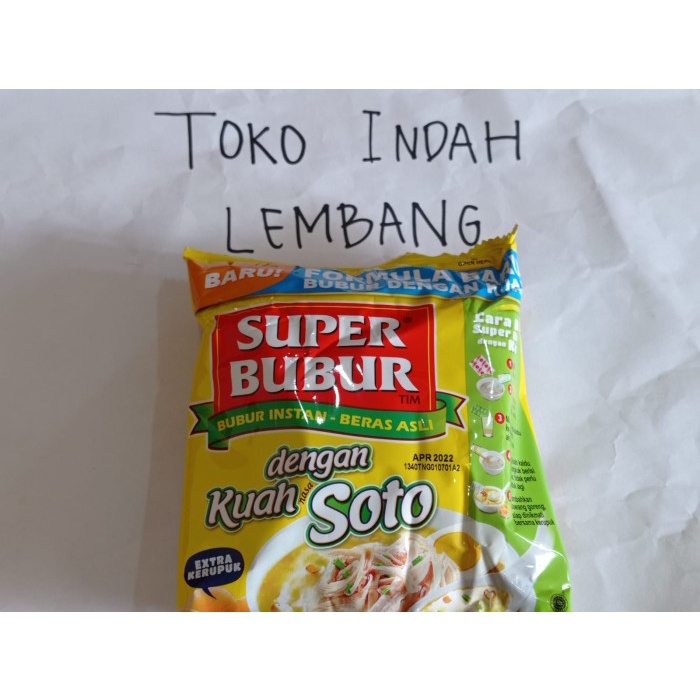 

[PROMO] SUPER BUBUR SOTO 'GROSIR'