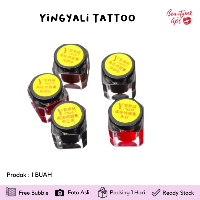 Yingyali Tattoo practice paste body color / Sulam Tinta / UNTUK LATIHAN AJA