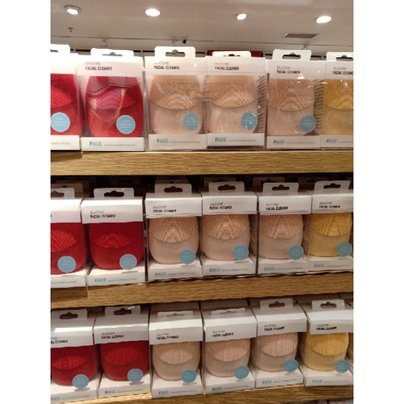 Miniso Silicone facial cleaner Sonic alat pembersih wajah elektrik