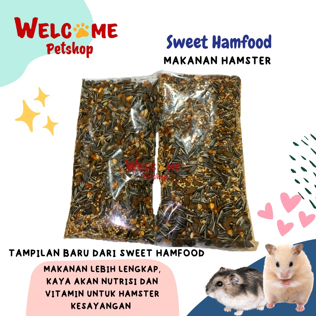 Sweet HamFood 300gr / Makanan Hamster / Snack Hamster / Kuaci Hamster