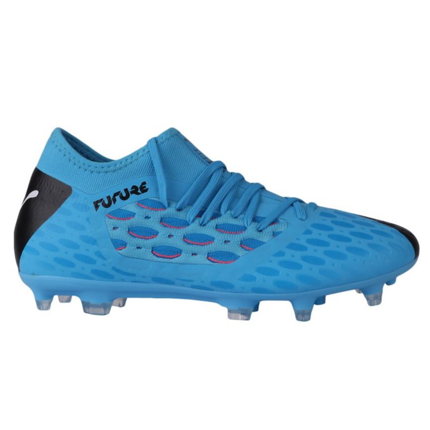 SEPATU SEPAK BOLA PUMA FUTURE 5.3 NETFIT FG AG LUMINOUS BLUE