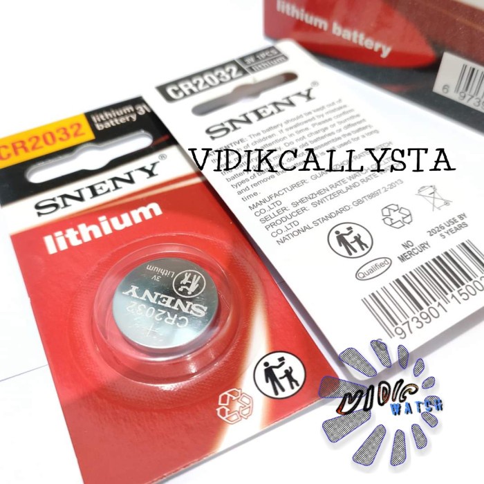 BATERAI LITHIUM 3V CR 2032 CR-2032 BATREI BATRE KANCING CR2032 ASLI ORIGINAL