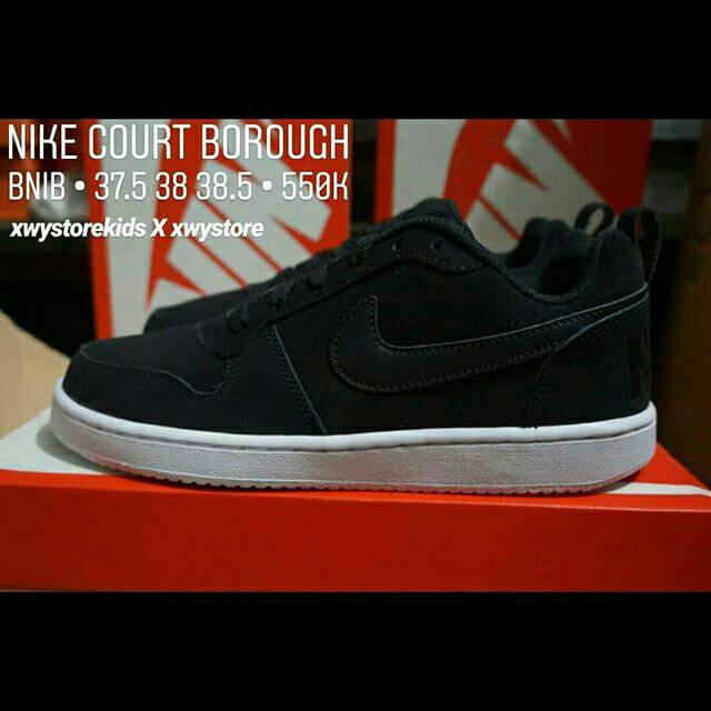 Nike Court Borough Black White (BNIB)