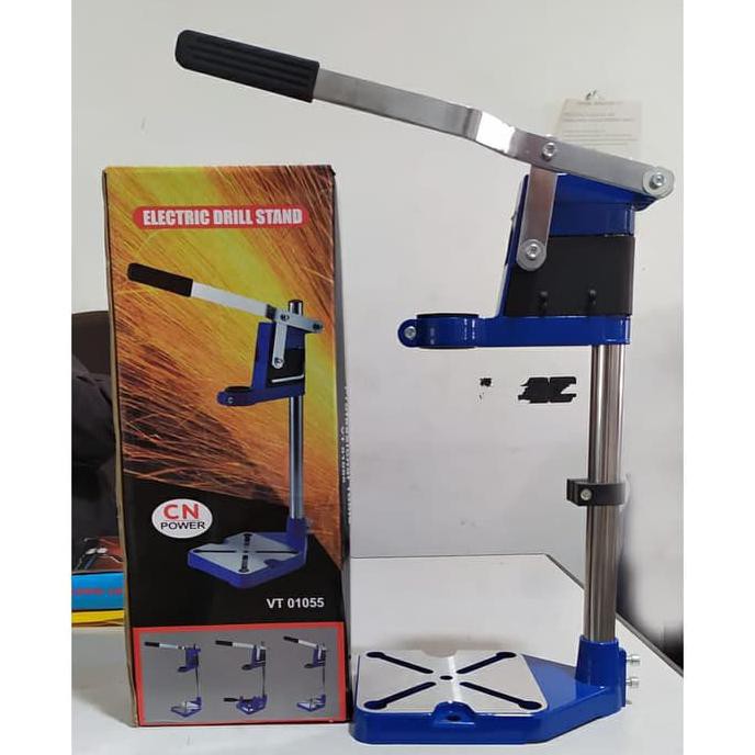 STAND DRILL - STAND BOR - DUDUKAN BOR - PEGANGAN - MESIN BOR 10mm 13mm