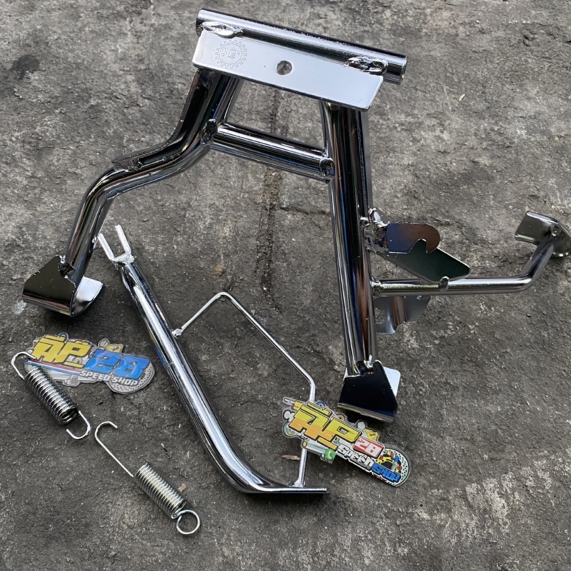 STANDAR 1 SET RING 17 MATIC BEAT SCOOPY VARIO 110 CHROME NTH / STANDAR TENGAH DAN STANDR SAMPING RING 17 MATIC BEAT CARBU - BEAT FI - BEAT ESP - SCOOPY CARBU - SCOOPY FI - SPACY - VARIO 110 CARBU - VARIO 110 INJEKSI