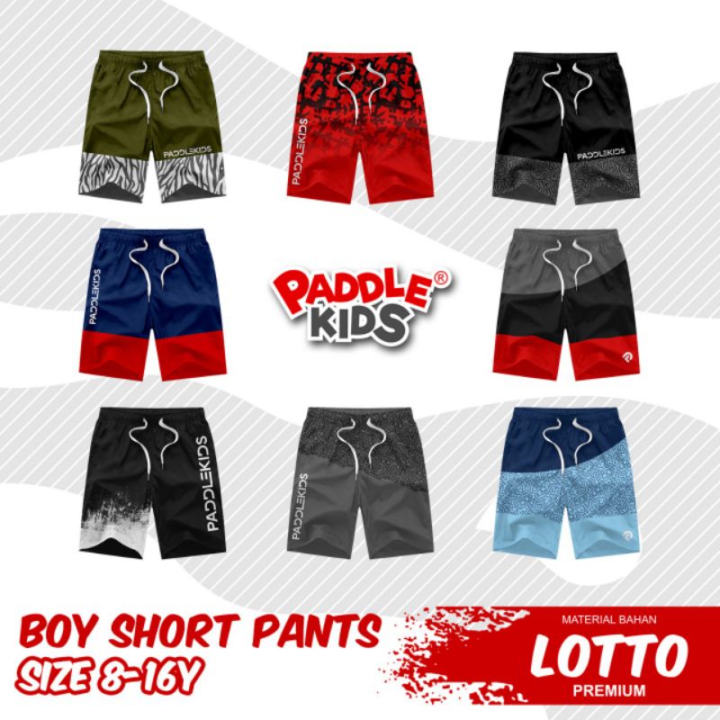 SHORT PANTS LOTTO by Paddlekids / celana pendek anak junior remaja by paddle kids momvie