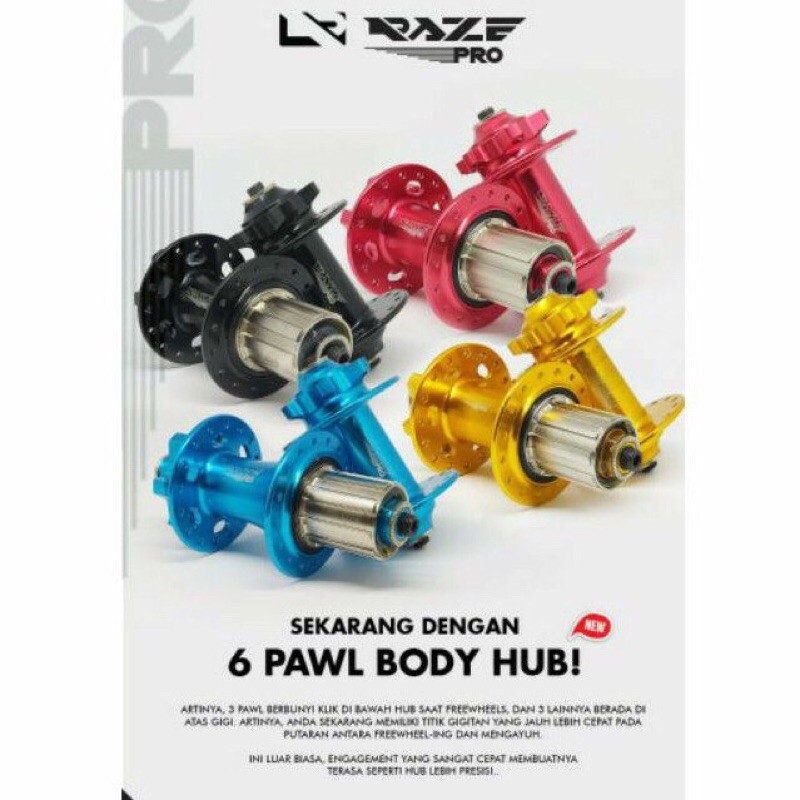hub freehub raze pro 32h 6 pawl