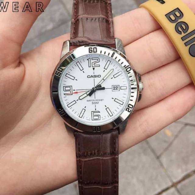 Jam tangan pria Casio MTP-VD001L original asli