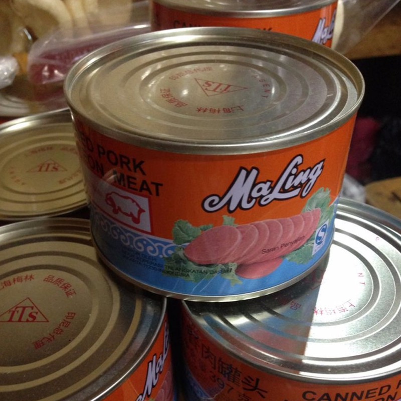 

TTS MALING PORK LUNCHEON MEAT 397gr - DAGING BABI OLAHAN (NON HALAL)