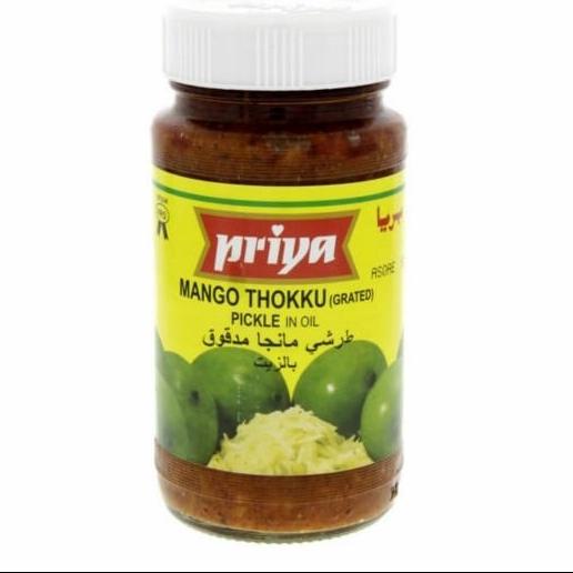 

\"\"\"\] PRIYA MANGO THOKKU PICLE INI OIL / ACCAR 300 GRAM