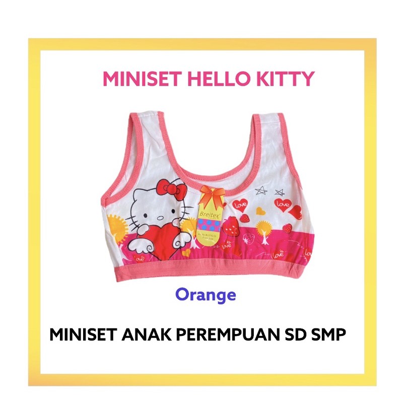 BH Bra Beha Kutang Miniset Anak Perempuan Remaja SD SMP Littlepony Mini Set Anak Remaja Dasar Putih