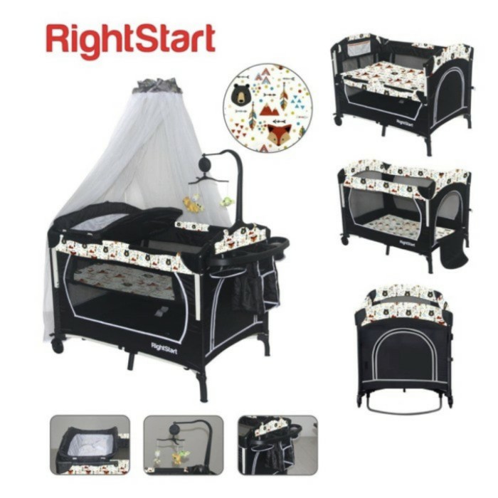 Tempat Tidur Bayi Right Start Comfort Playard / Box Bayi