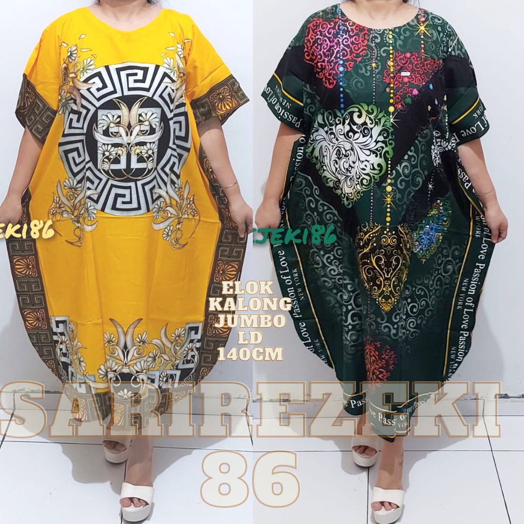DASTER ELOK KALONG JUMBO RAYON PREMIUM,DASTER Batik ELOK KALONG JUMBO LD 140CM, HomeDres Elok Kalong