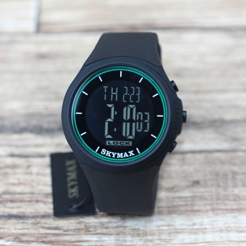 ✔️(COD) JAM TANGAN PRIA SKYMAX 2022 DUBBER DIGITAL UKURAN 4.5CM