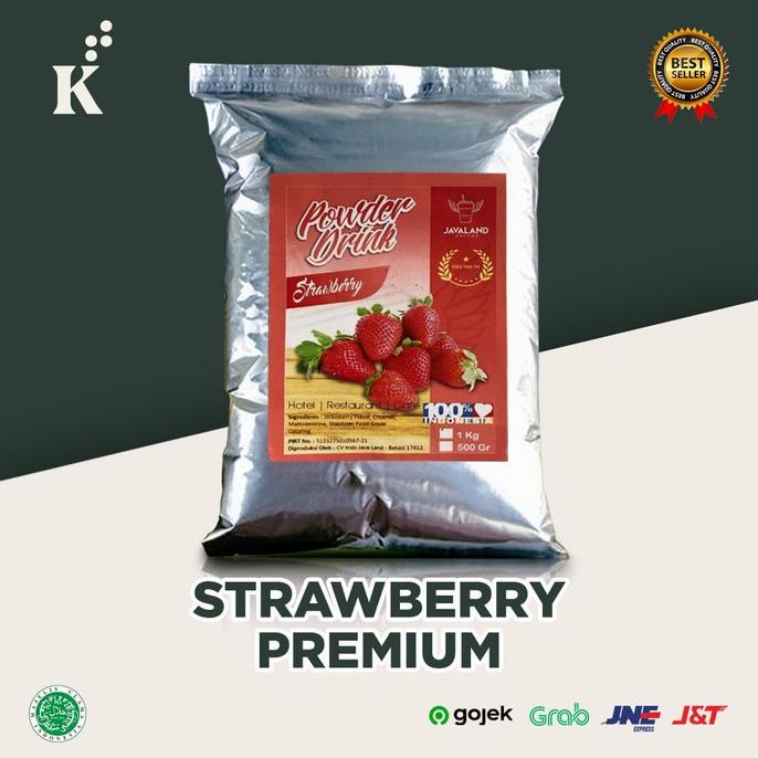 

Bubuk Minuman Premium Strawberry Javaland Grande 1kg