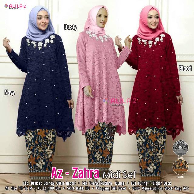 BEST SELLER  Az Zahra Midi Set Alila