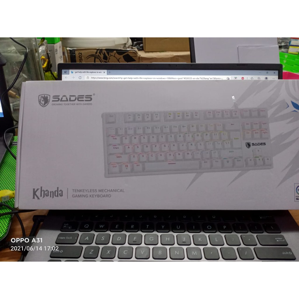 Keyboard Gaming Mechanical TKL Sades Khanda / Sades Khanda