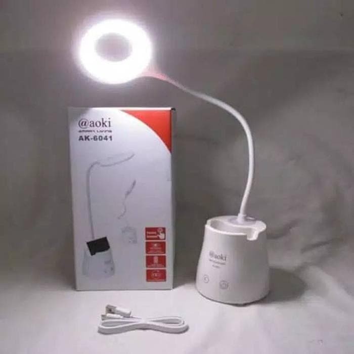 Lampu Belajar Touch Dimmer Smart AK-6041 AOKI/Desk Lamp Sentuh Pintar