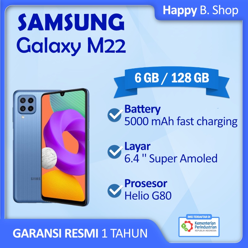 Samsung Galaxy M22 6/128  Resmi SEIN