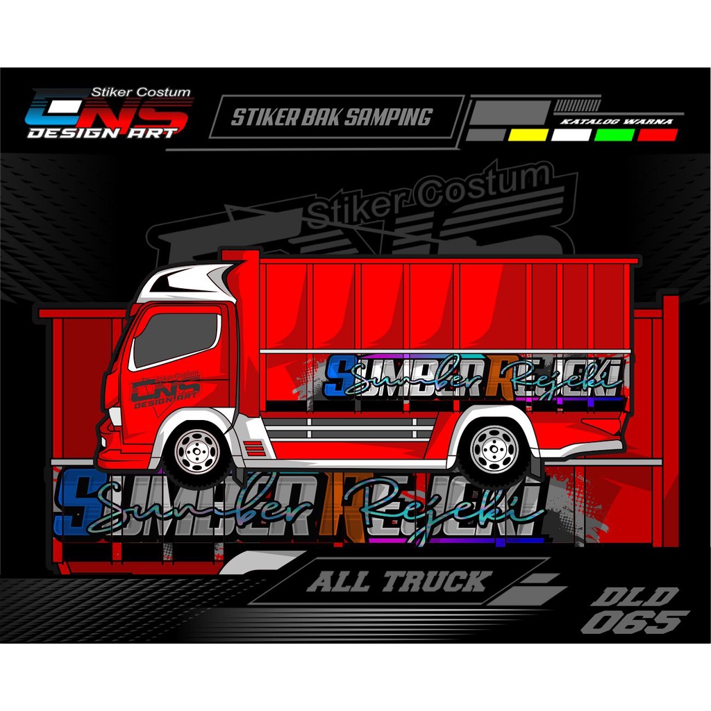 Sticker Stiker Truk Canter Sticker Stiker Bak Samping Truk Canter Dump Ragasa Giga Elf Stiker Printi