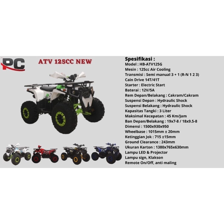 ATV G hunter 125cc