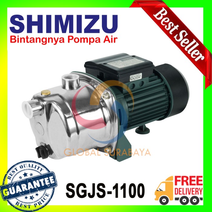 Pompa Semi Jet Stainless Steel Shimizu SGJS-1100