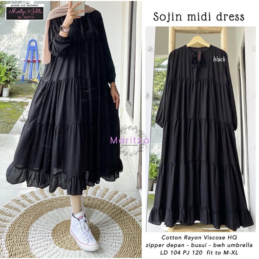 Sojin midi dress premium