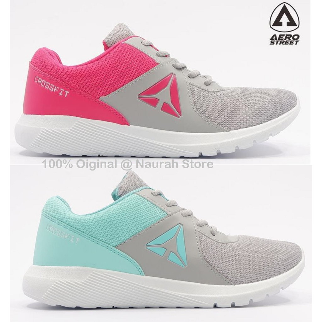 Sepatu Wanita Crossfit Original AeroStreet Sneakers Casual Sporty Jogging Gym Promo Diskon Merdeka