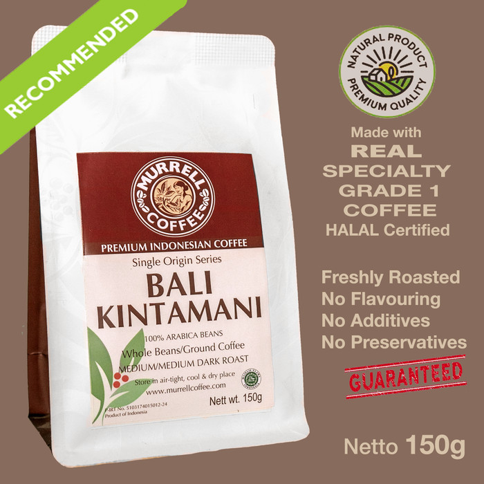 

MURAH Bali Kintamani/ arabica/ premium/kopi bubuk/kopi biji - Medium Dark, BIJI