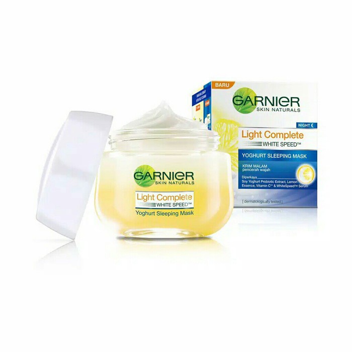 GARNIER Light Complete Yoghurt Sleeping Mask Night Cream by AILIN