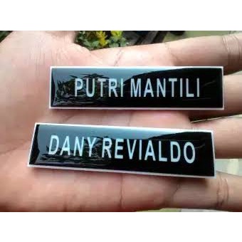 

Name Tag / Nama Dada / Papan Nama