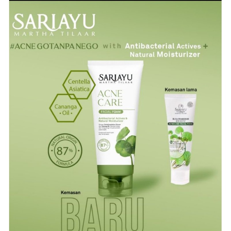 Sariayu facial foam 75g