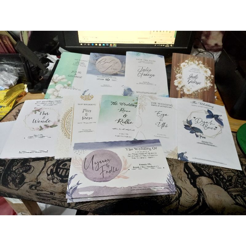 

paket sample undangan New