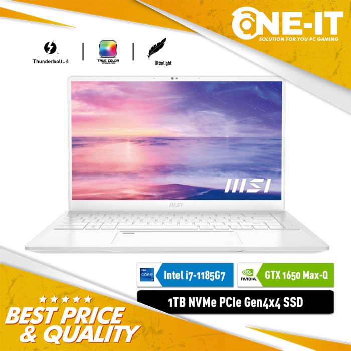 MSI PRESTIGE 14 A11SCX (9S7-14C412-449) i7-1185G7 16GB 1TB GTX1650 4GB