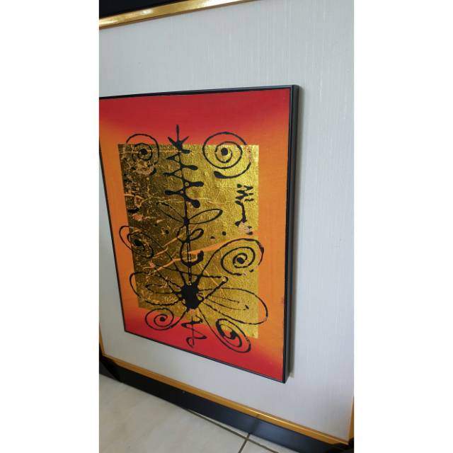 Lukisan kanvas abstrak 007