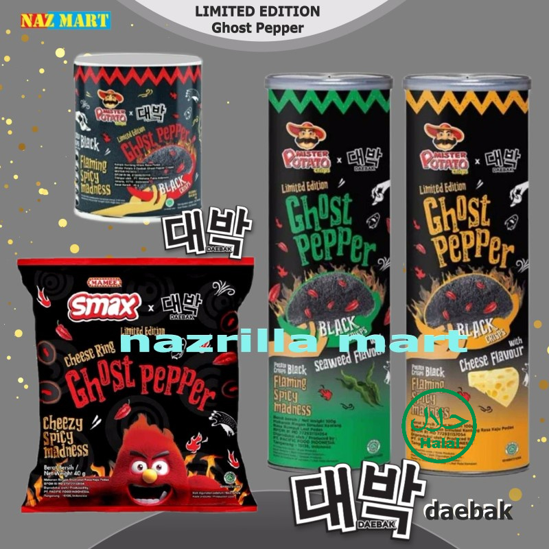 

Limited Edition ghostpepper / ghost pepper / Mr potato / smax Ring / Daebak / mamee