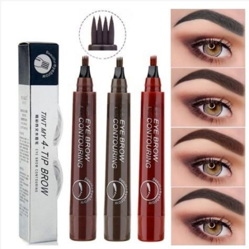 Suage~eyebrow pensil 3d pensil alis serat eyebrow pencil